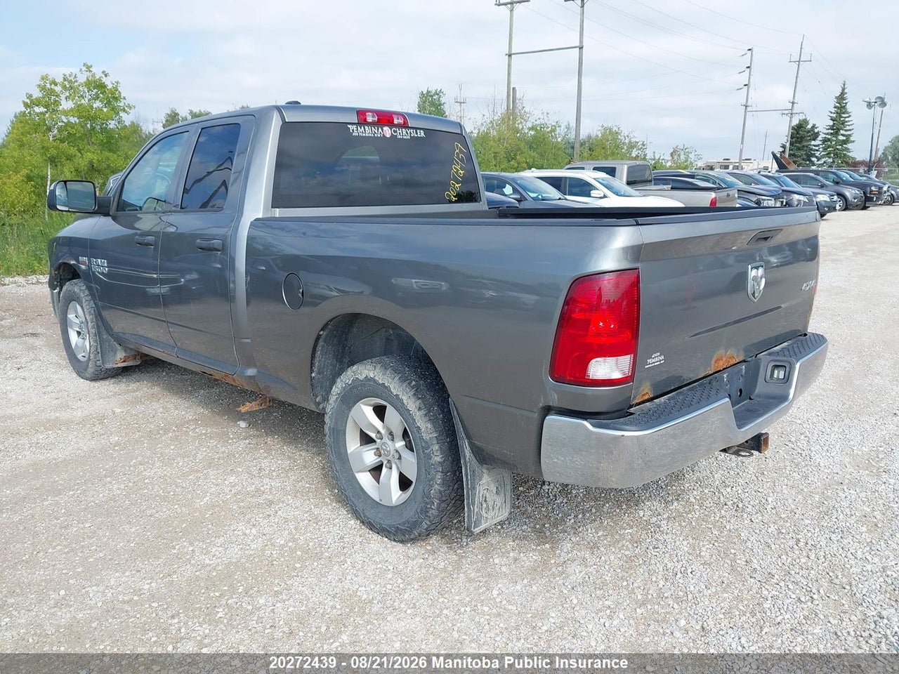 1C6RR7FT0DS502886 · 2013 DODGE RAM 1500 ST QUAD CAB · 3/17