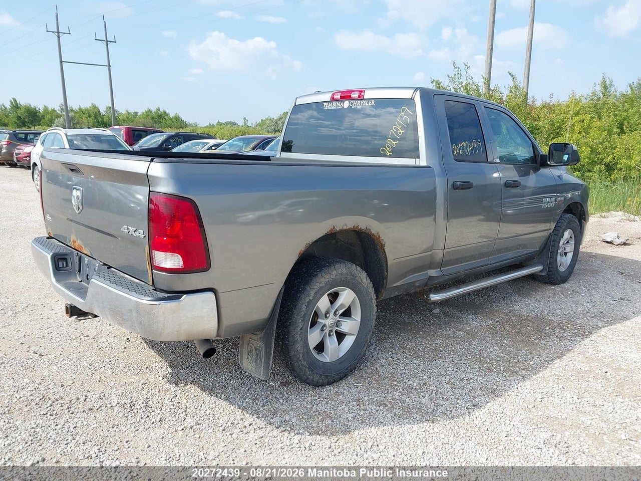 1C6RR7FT0DS502886 · 2013 DODGE RAM 1500 ST QUAD CAB · 4/17
