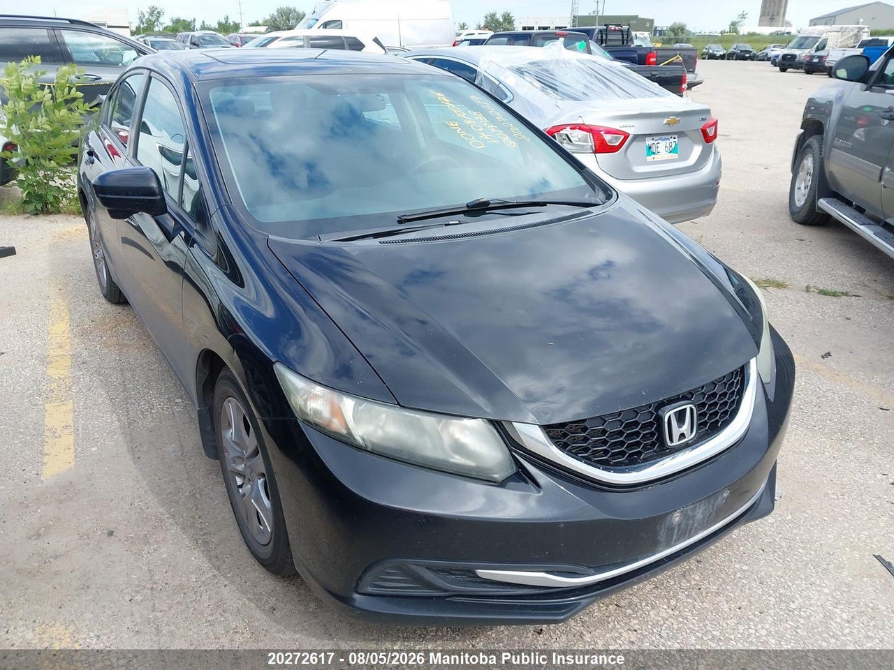 2HGFB2F51EH019938 · 2014 HONDA CIVIC EX