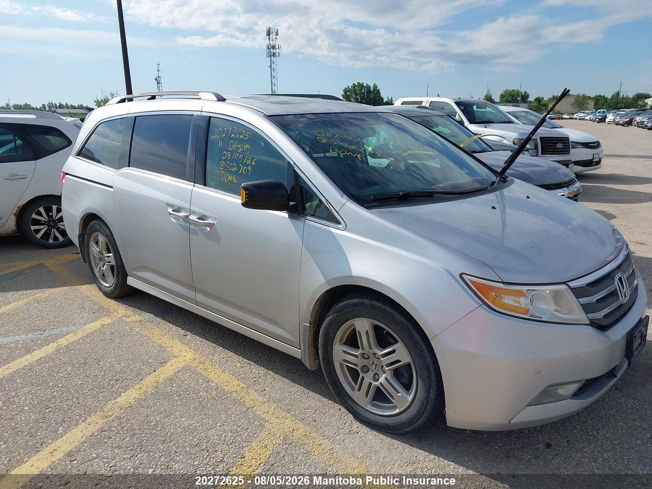 5FNRL5H98BB502709 · 2011 HONDA ODYSSEY TOURING