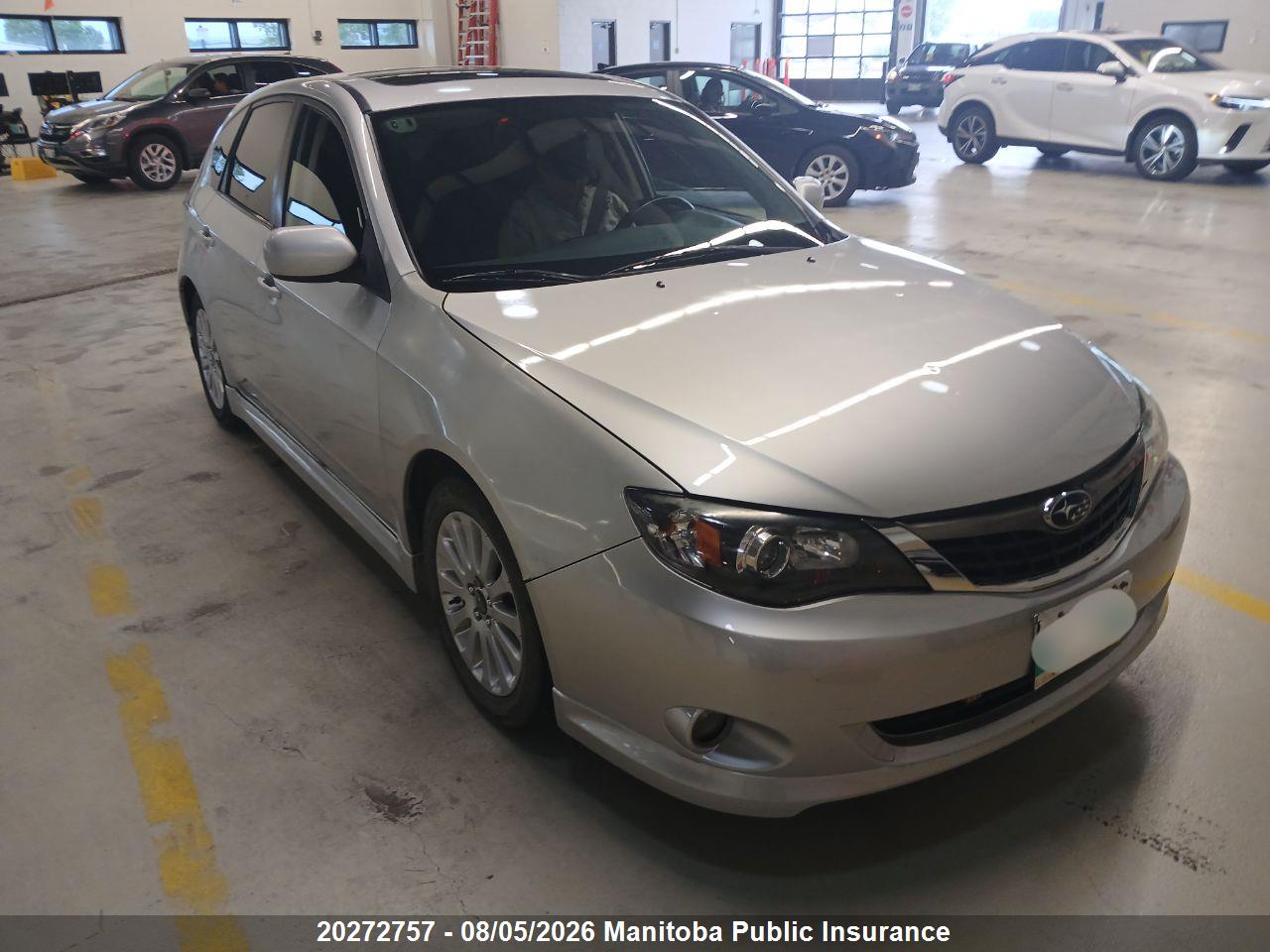JF1GH62619H805859 · 2009 SUBARU IMPREZA 2.5I