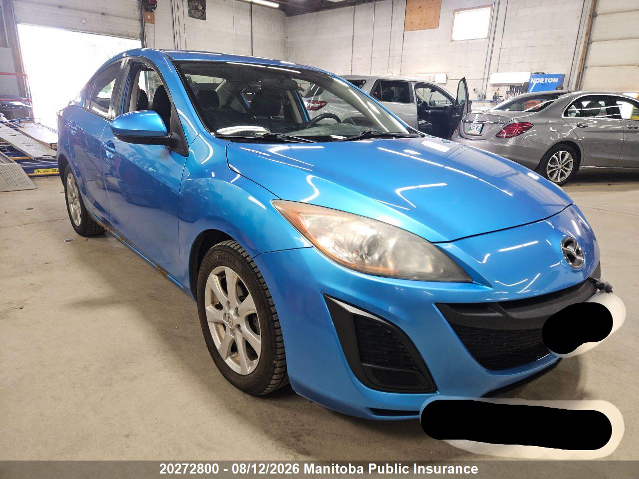 JM1BL1UF8B1368508 · 2011 MAZDA MAZDA3 GX