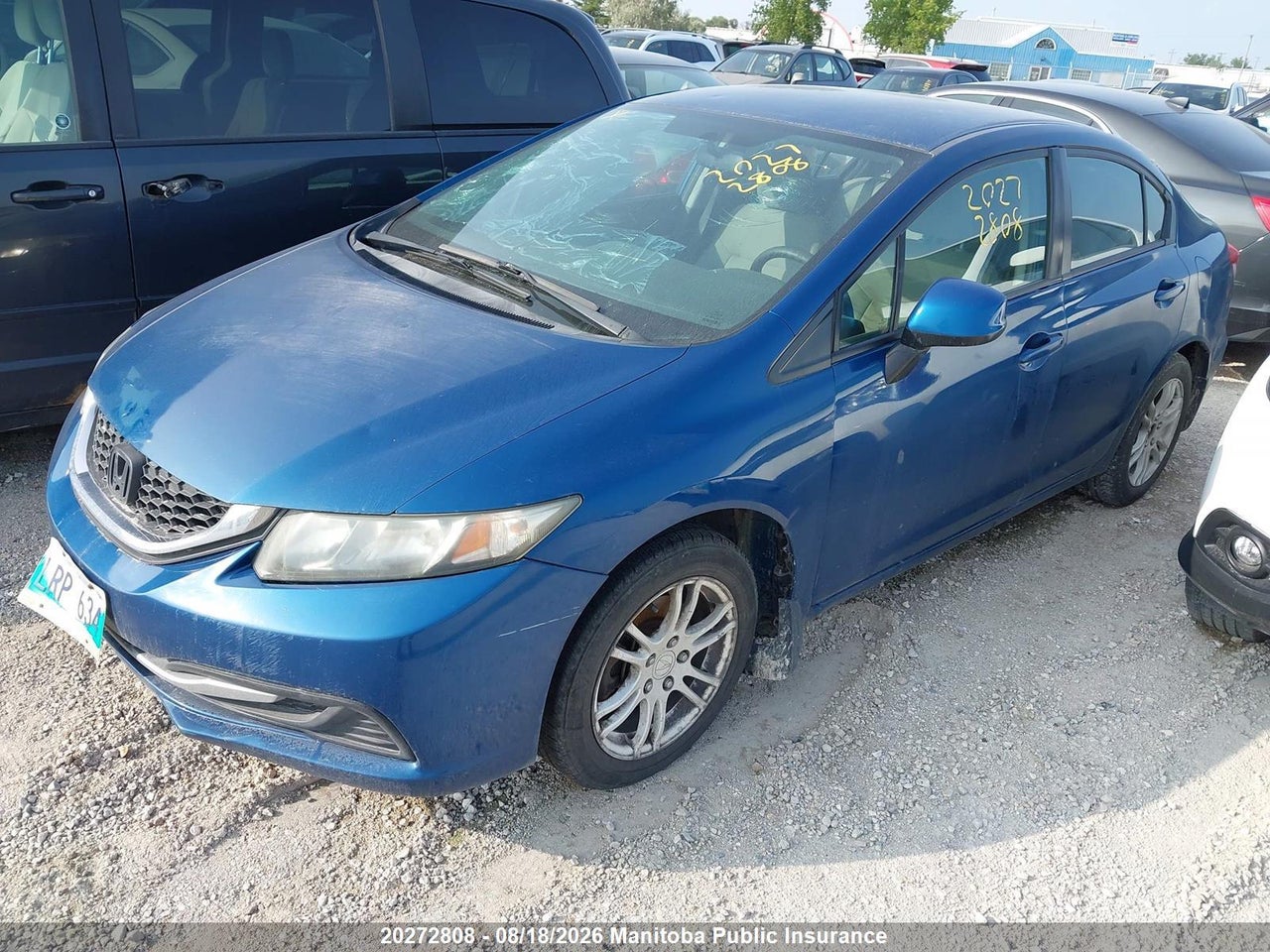 2HGFB2F40DH017491 · 2013 HONDA CIVIC LX · 2/21