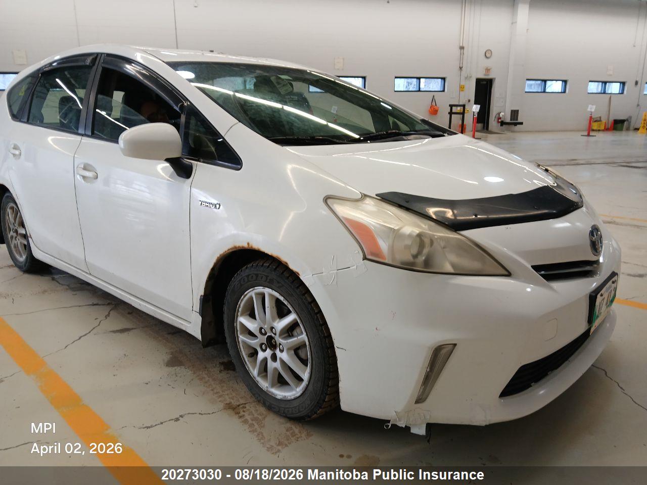 JTDZN3EU3D3254215 · 2013 TOYOTA PRIUS V