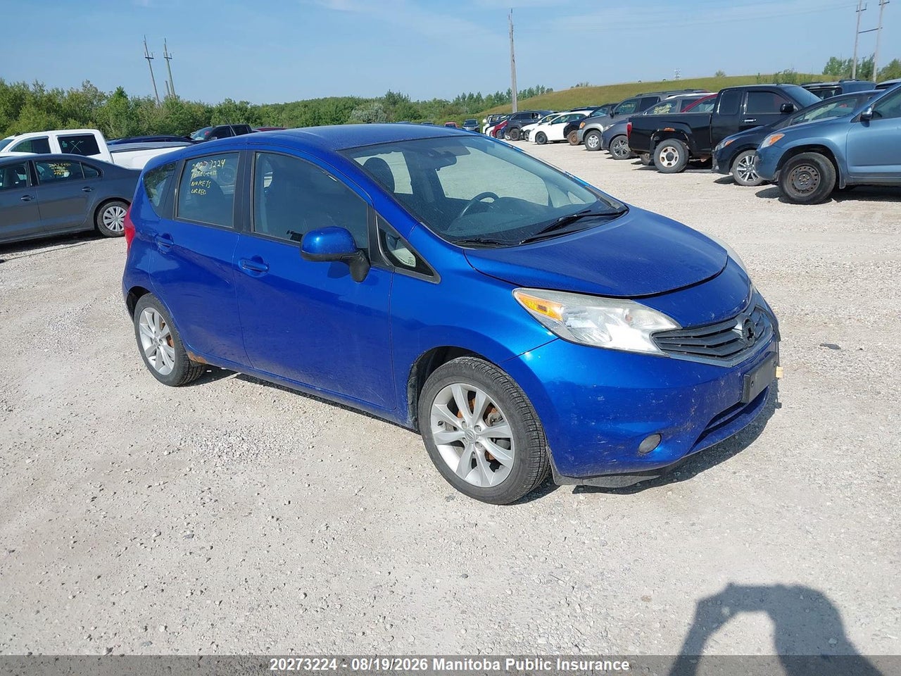 3N1CE2CP2EL361911 · 2014 NISSAN VERSA NOTE SL