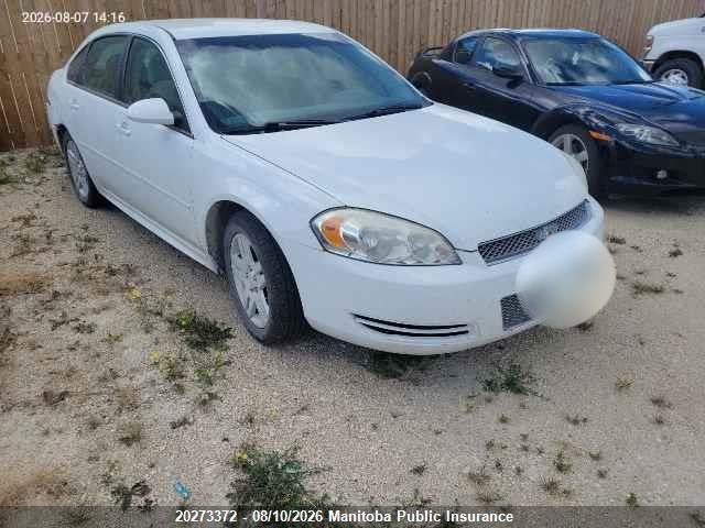 2G1WB5E39C1155779 · 2012 CHEVROLET IMPALA LT V6