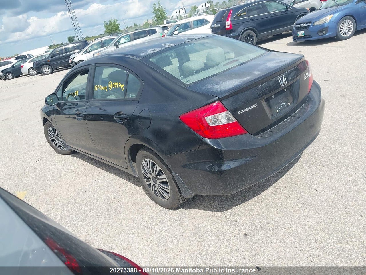 2HGFB2F48CH059745 · 2012 HONDA CIVIC LX · 3/17