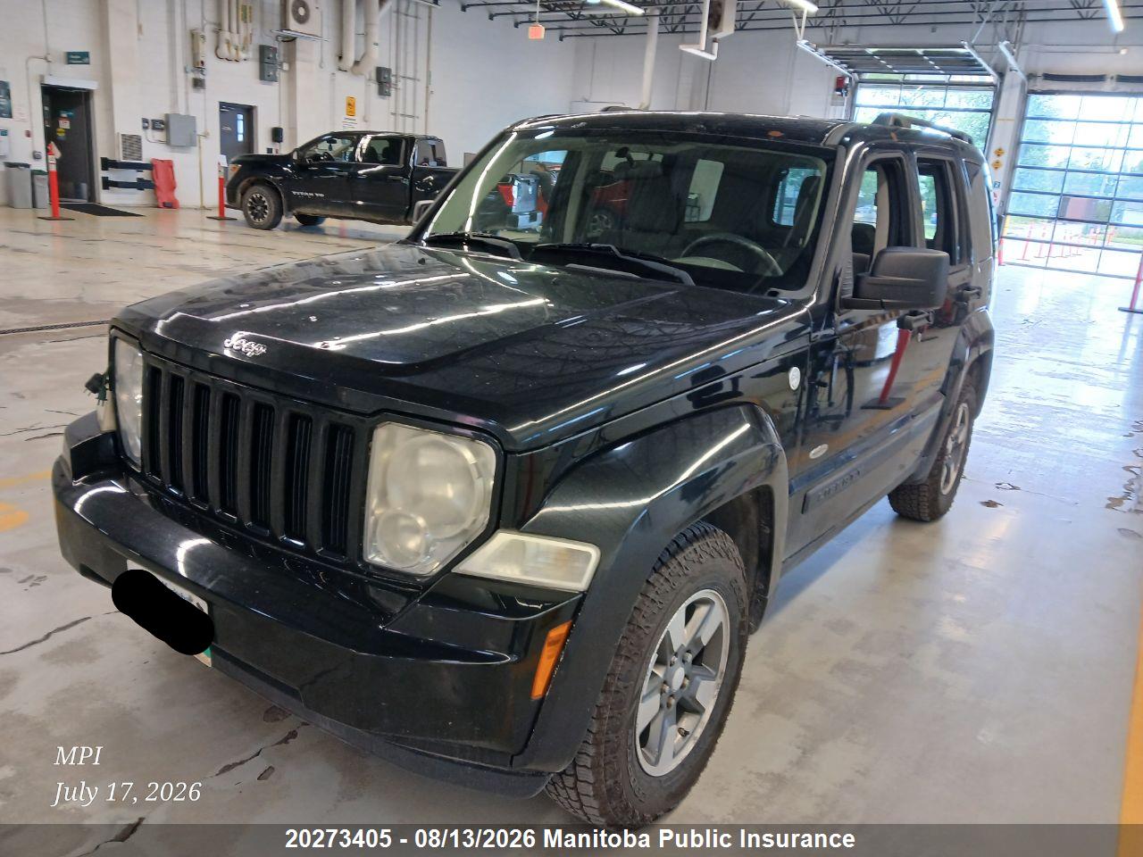 1J8GN28K68W166610 · 2008 JEEP LIBERTY SPORT · 2/12