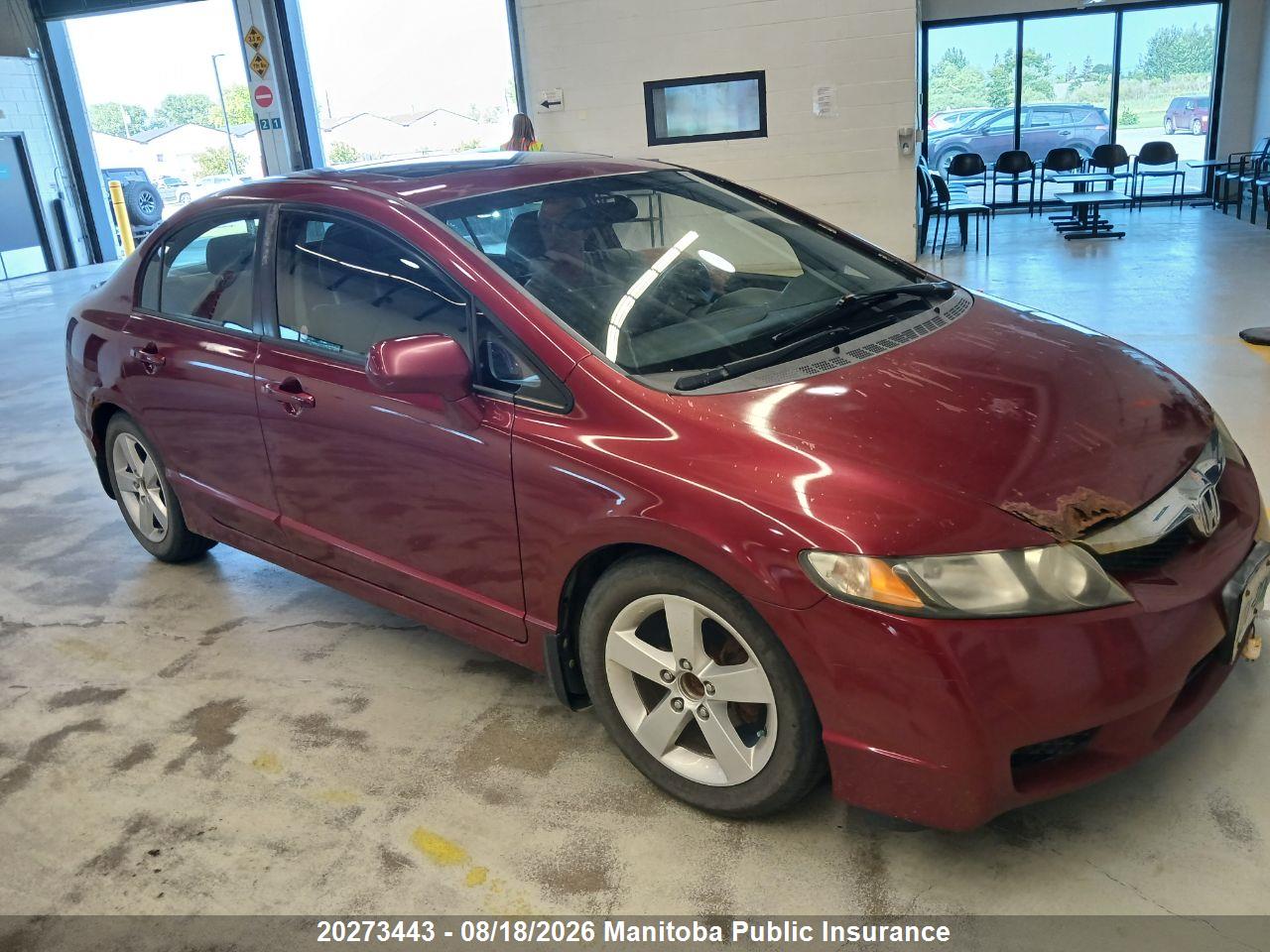 2HGFA16659H105684 · 2009 HONDA CIVIC SPORT