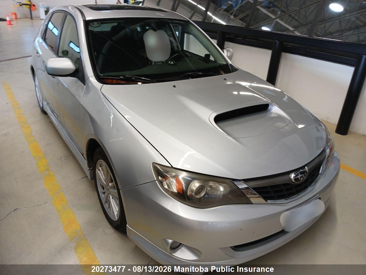 JF1GH62689H816180 · 2009 SUBARU IMPREZA 2.5I