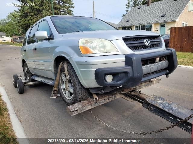 2HKYF18574H524438 · 2004 HONDA PILOT LX