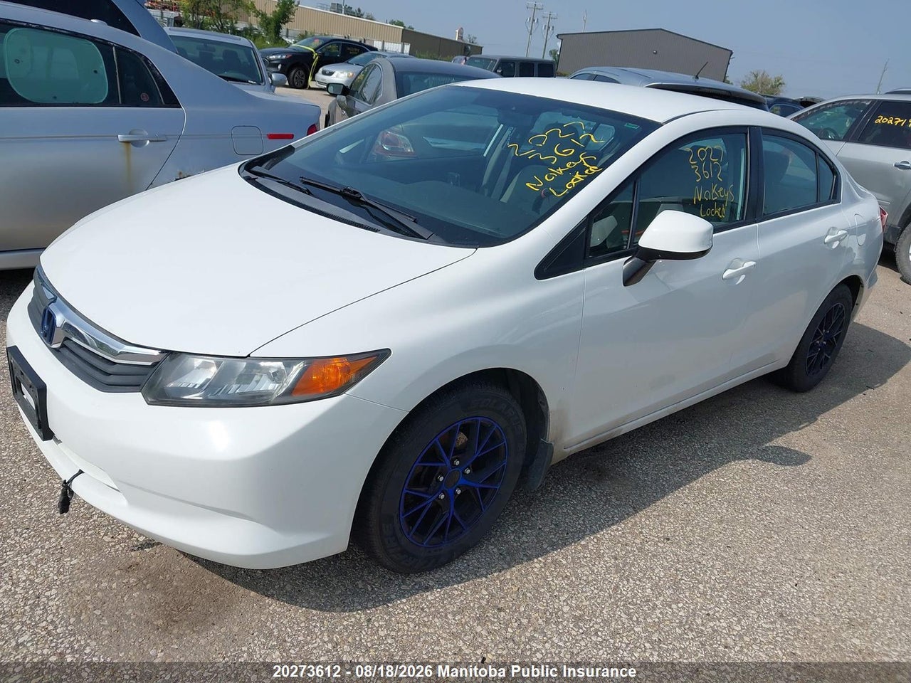 2HGFB2F43CH106938 · 2012 HONDA CIVIC LX · 2/16