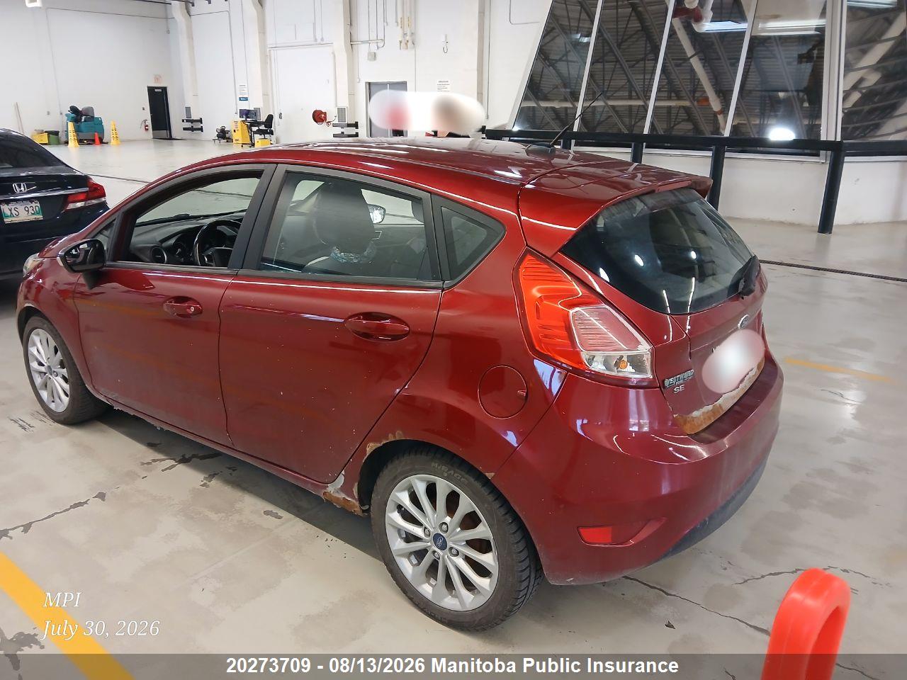 3FADP4EJ8EM141348 · 2014 FORD FIESTA SE · 6/14