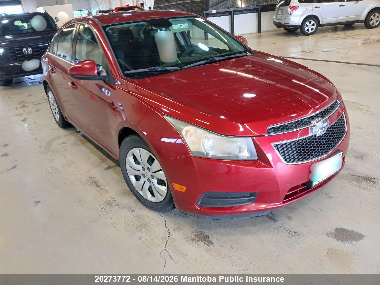 1G1PC5SB1E7374626 · 2014 CHEVROLET CRUZE LT TURBO