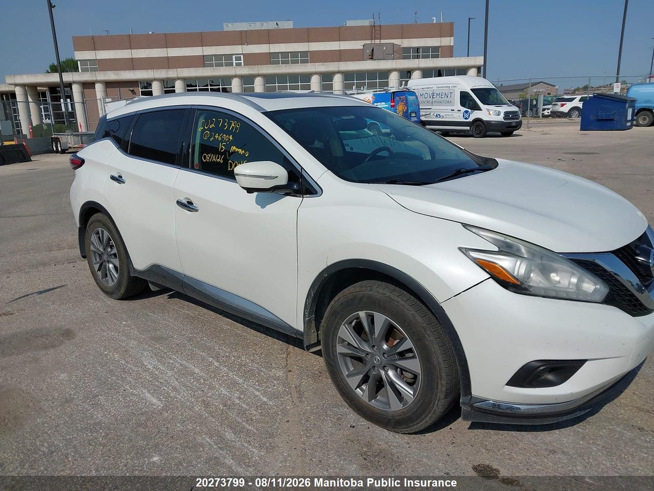 5N1AZ2MH4FN246904 · 2015 NISSAN MURANO SL