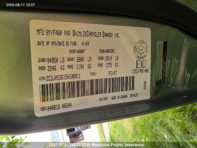 2C3JA53G15H106911 · 2005 CHRYSLER 300 LIMITED · 2/8