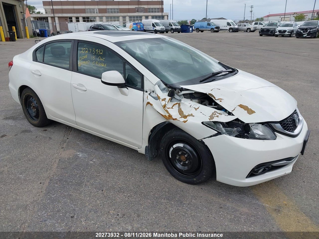 2HGFB2F77DH104007 · 2013 HONDA Civic touring