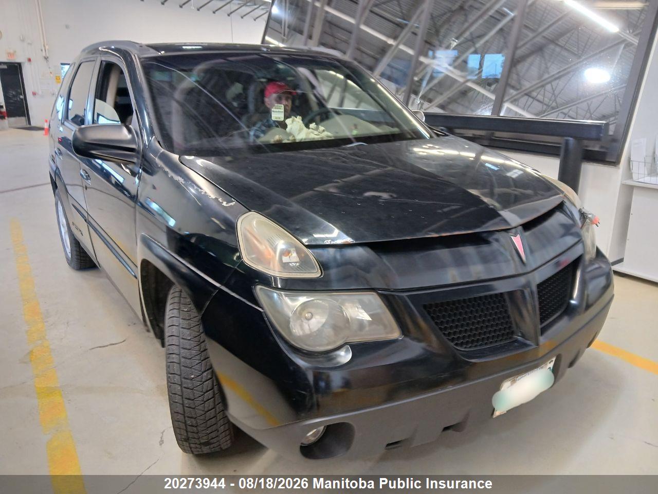 3G7DA03E93S537919 · 2003 PONTIAC AZTEK