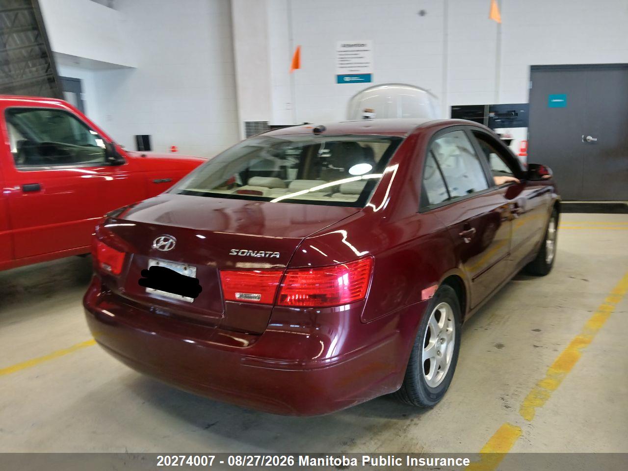 2009 HYUNDAI SONATA GL