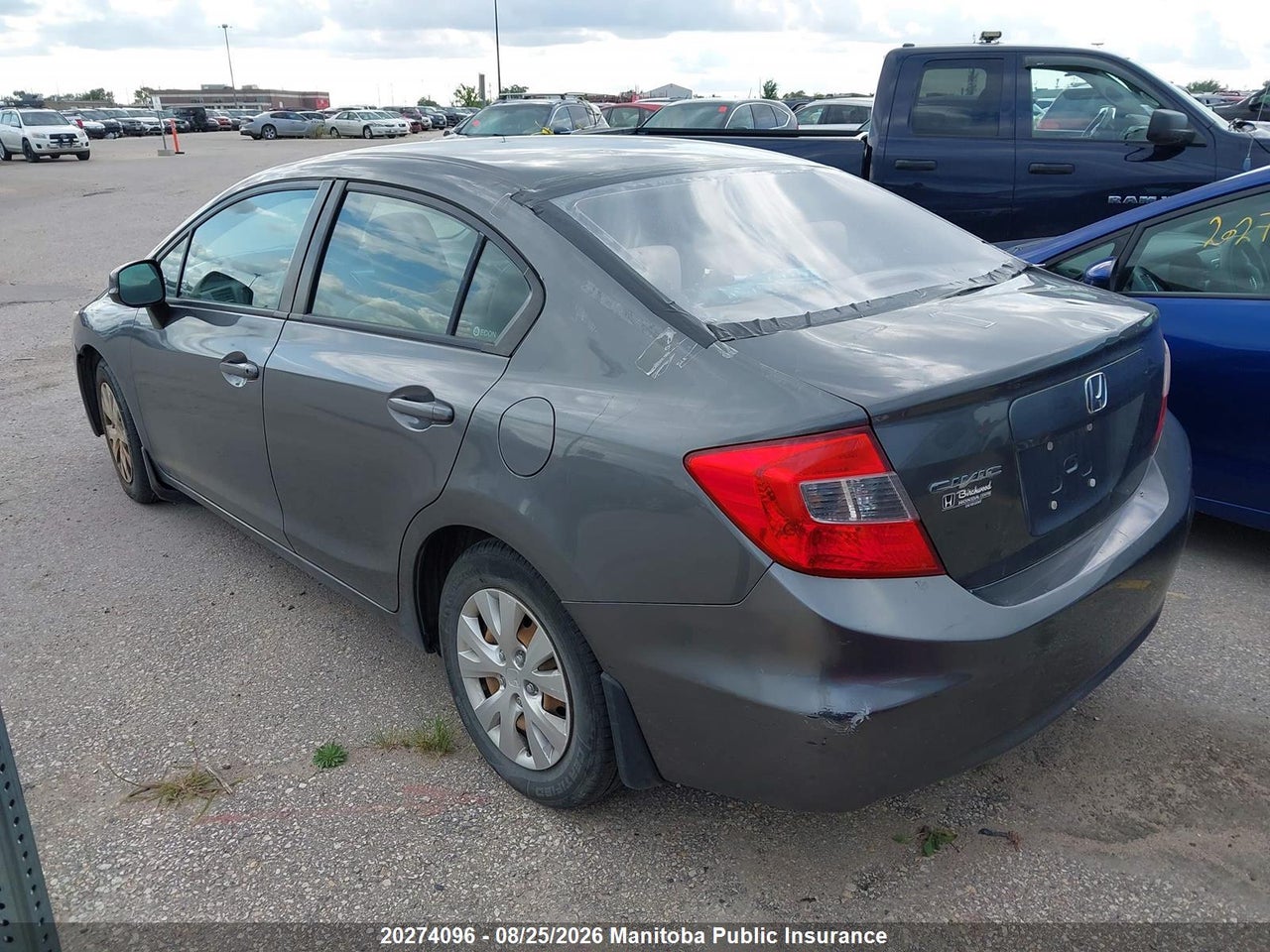 2HGFB2F42CH046845 · 2012 HONDA CIVIC LX · 3/15