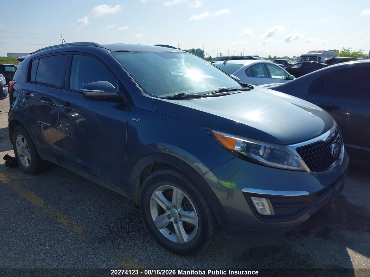 KNDPBCAC1E7552530 · 2014 KIA Sportage LX
