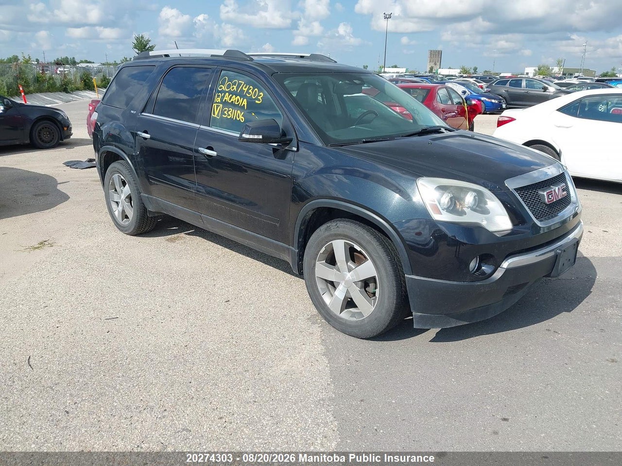 1GKKRRED1CJ331106 · 2012 GMC ACADIA SLT