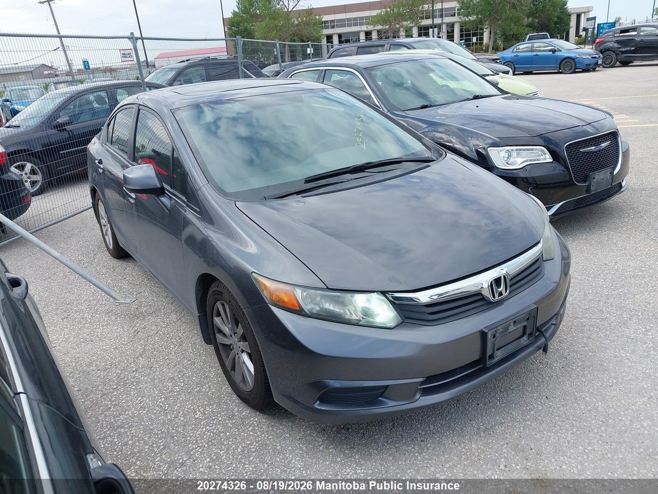 2HGFB2F54CH047567 · 2012 HONDA CIVIC EX