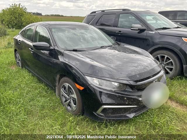 2HGFC2F55KH039585 · 2019 HONDA CIVIC LX