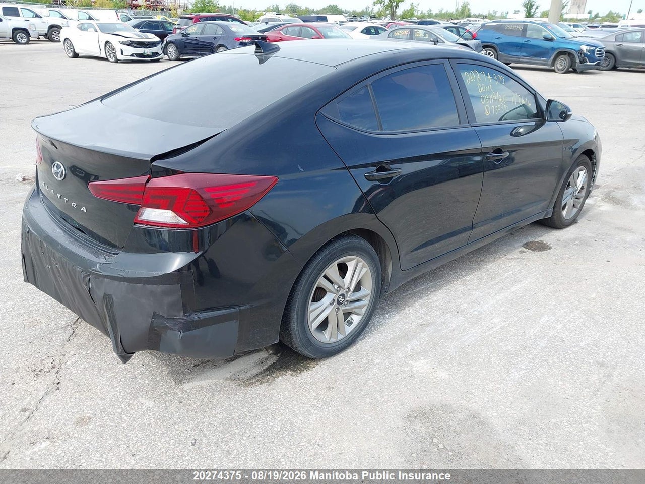 KMHD84LF4KU750302 · 2019 HYUNDAI ELANTRA PREFERRED · 4/17
