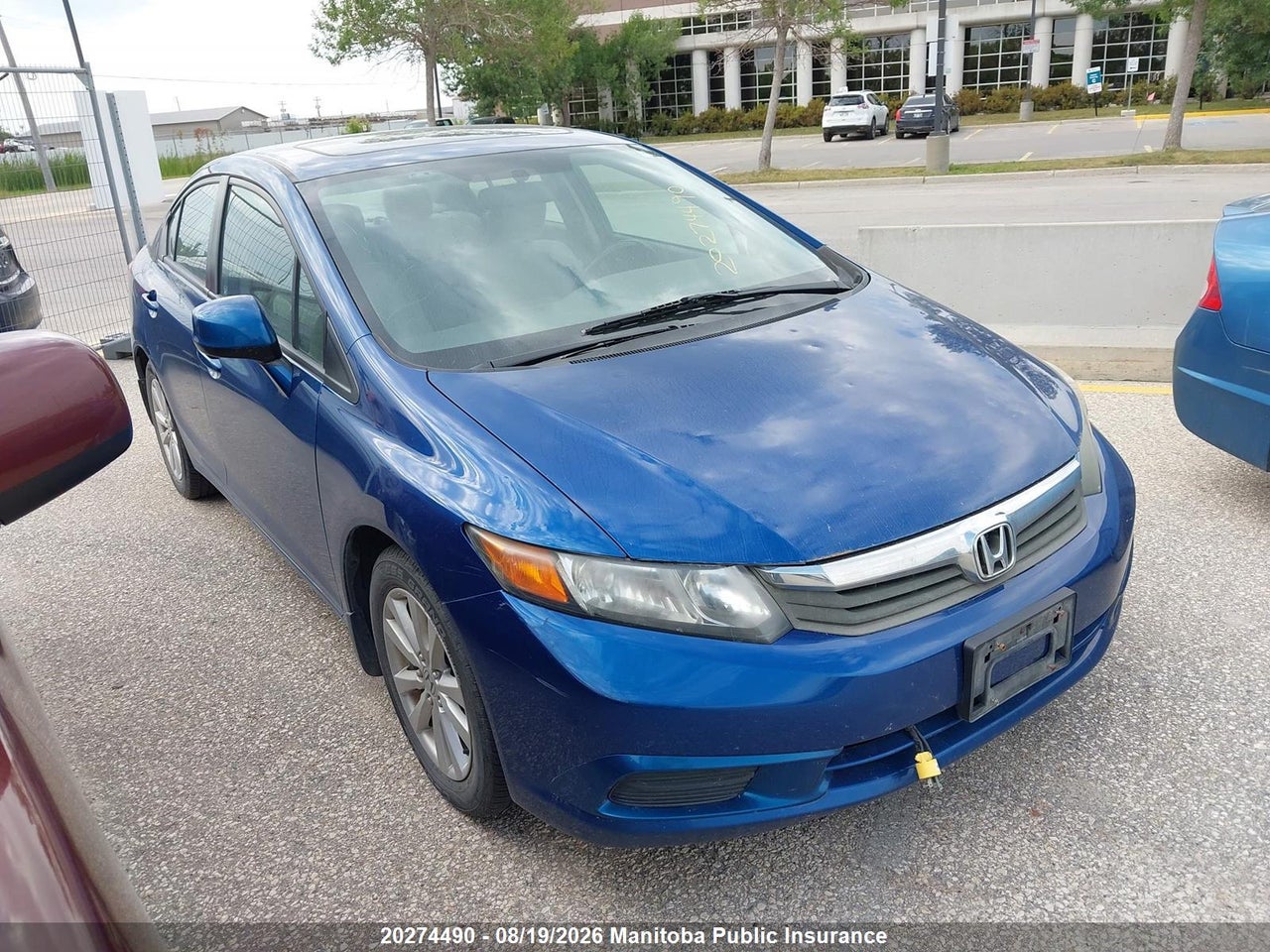 2HGFB2F51CH003770 · 2012 HONDA CIVIC EX