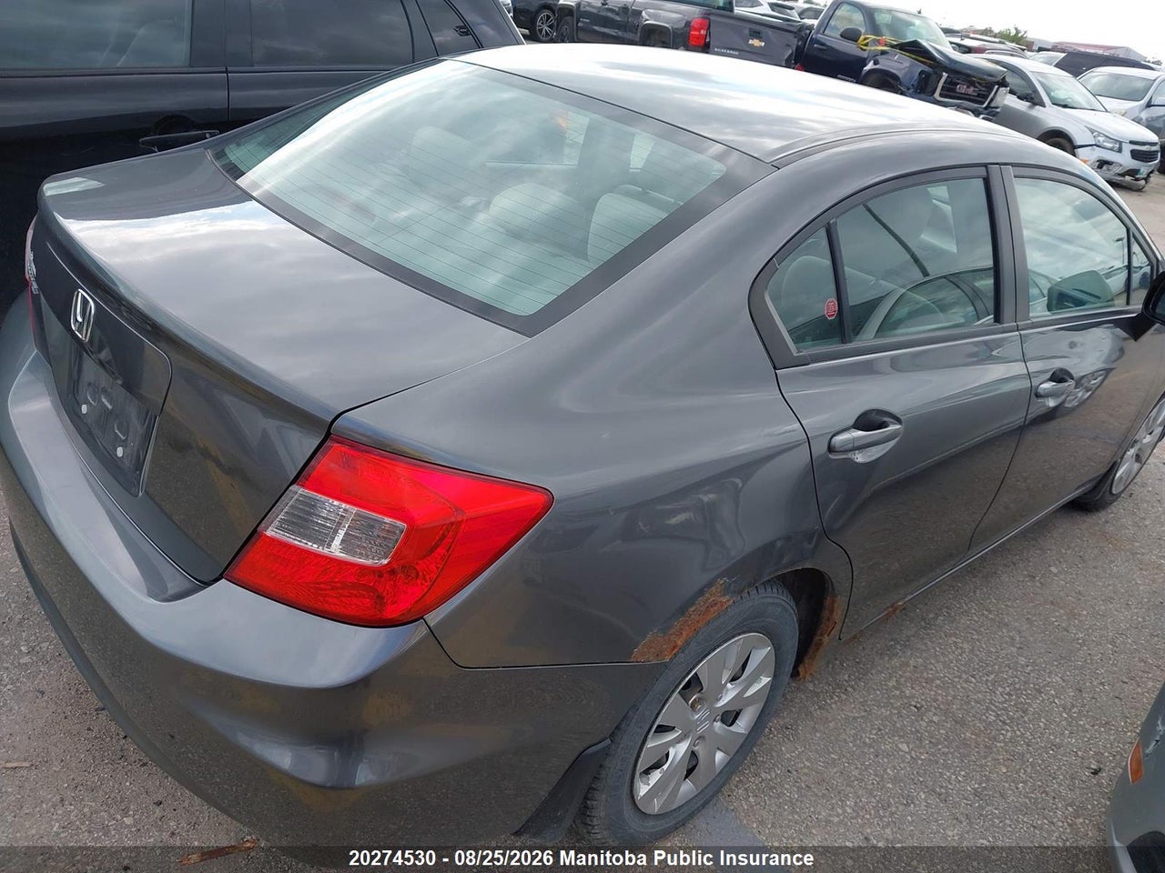 2HGFB2F45CH041672 · 2012 HONDA CIVIC LX · 4/14