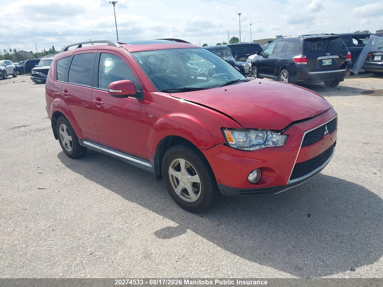 JA4JT5AXXDU600313 · 2013 MITSUBISHI OUTLANDER XLS