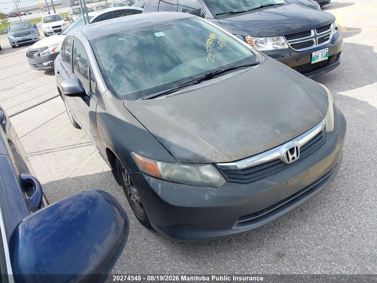 2HGFB2F40CH112664 · 2012 HONDA CIVIC LX