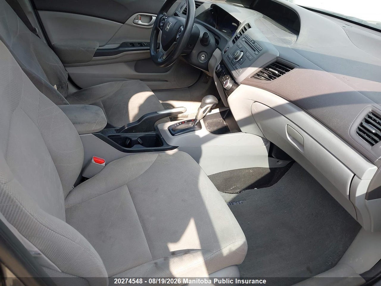 2HGFB2F40CH112664 · 2012 HONDA CIVIC LX · 5/16