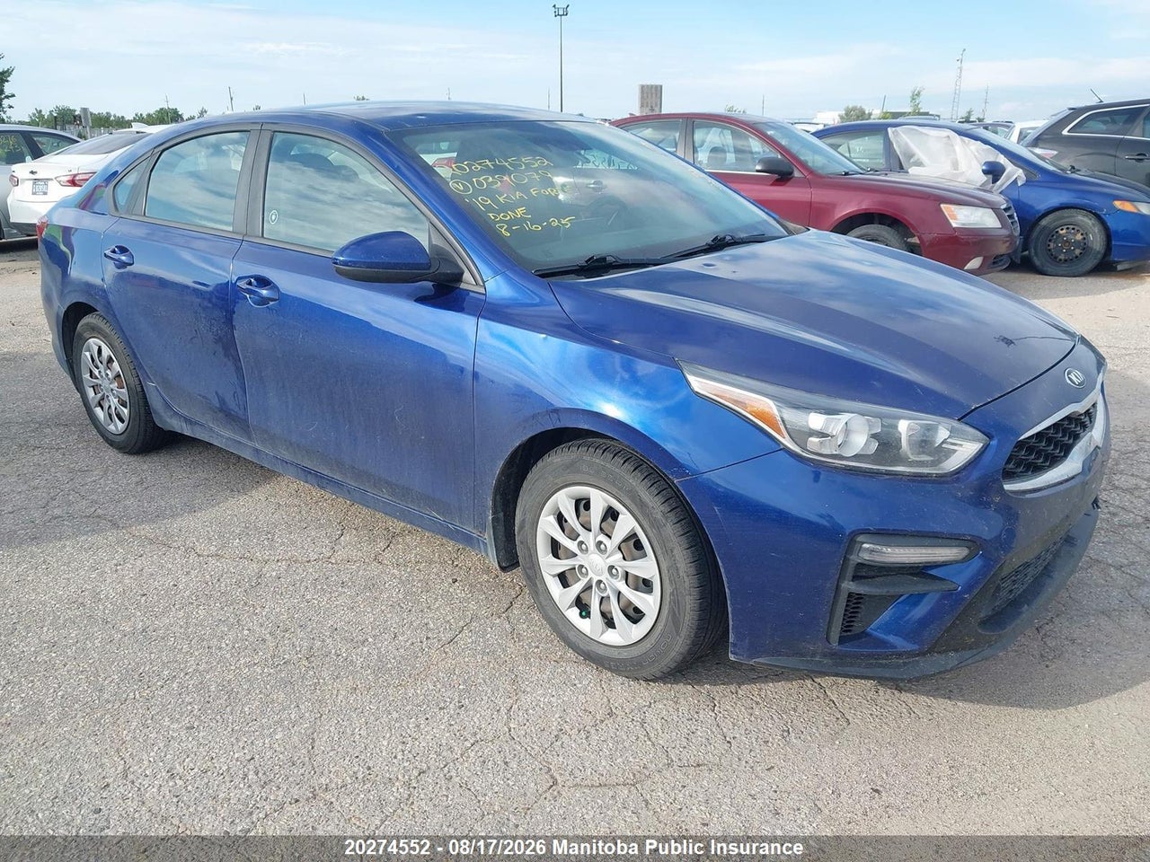 3KPF24AD2KE039079 · 2019 KIA FORTE LX