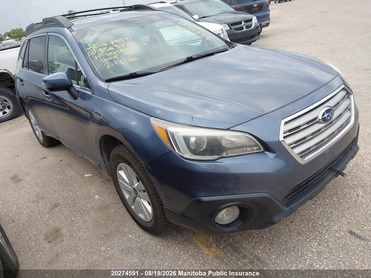 2015 SUBARU OUTBACK 2.5i tOURING