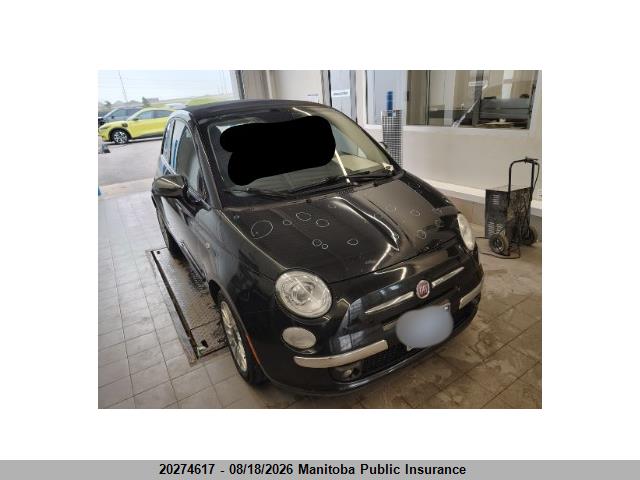 3C3CFFER2CT305663 · 2012 FIAT 500C LOUNGE