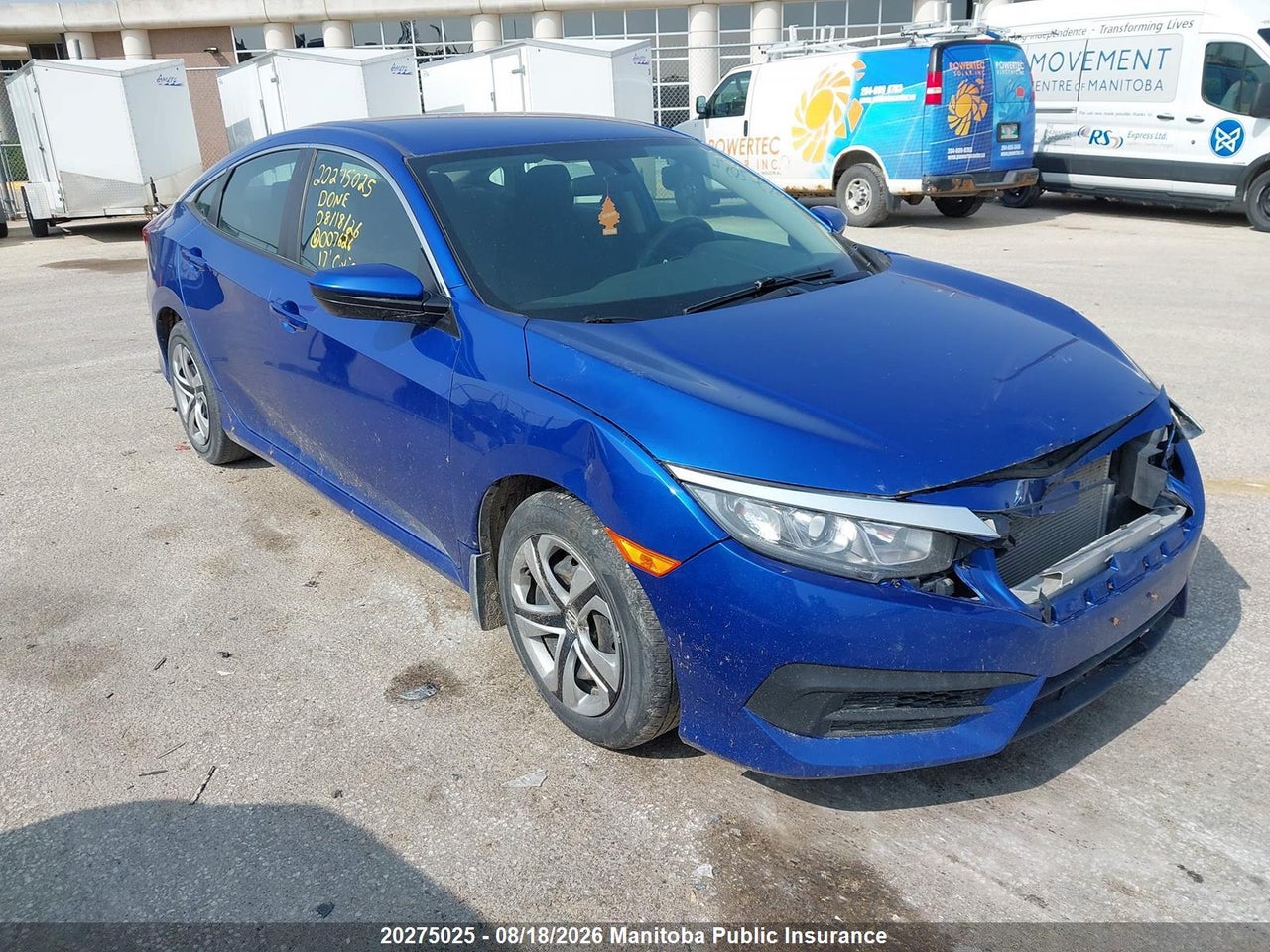 2HGFC2F58HH007626 · 2017 HONDA CIVIC LX