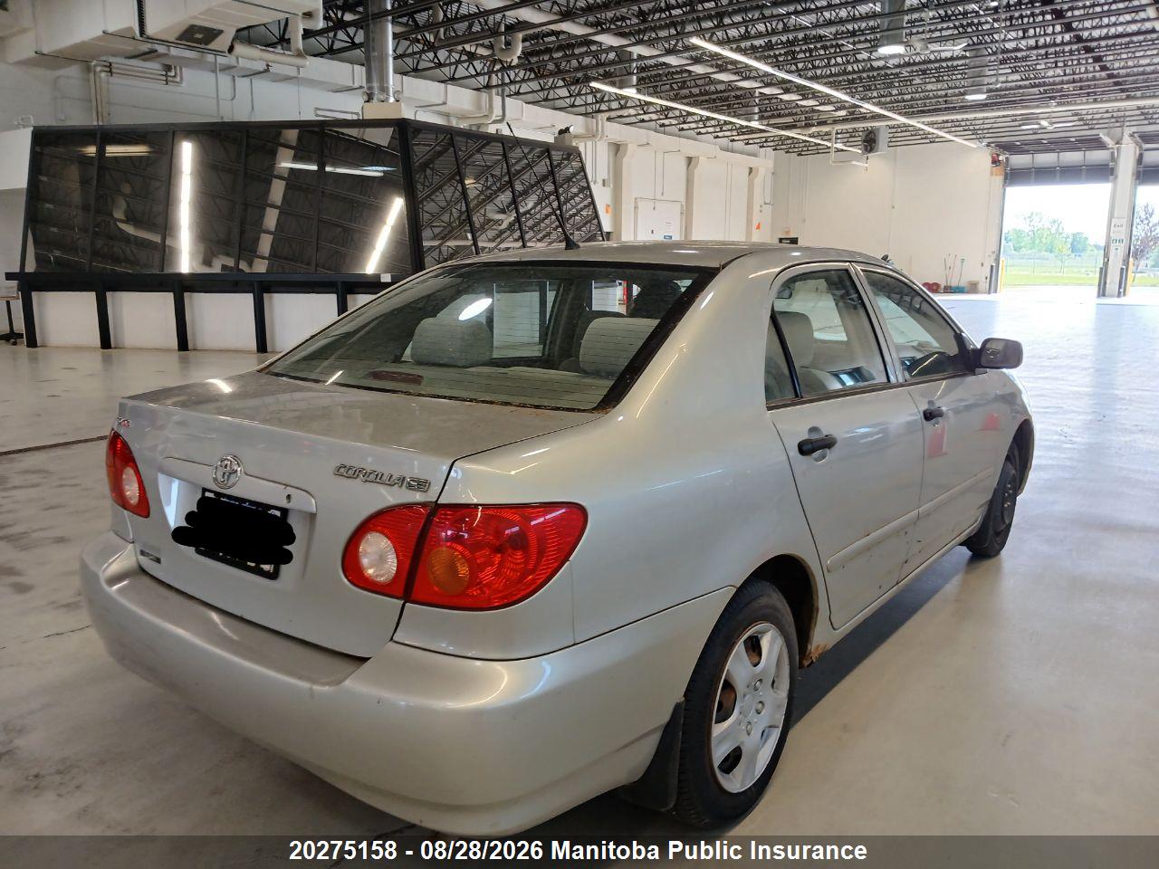 2T1BR32E34C838320 · 2004 TOYOTA COROLLA CE · 5/10