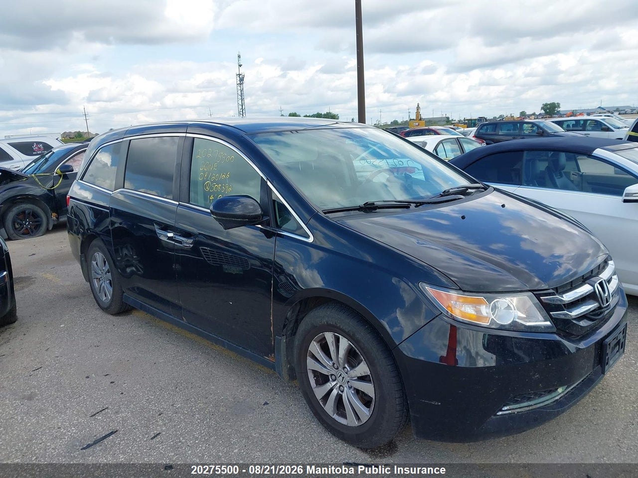 2014 HONDA ODYSSEY EX