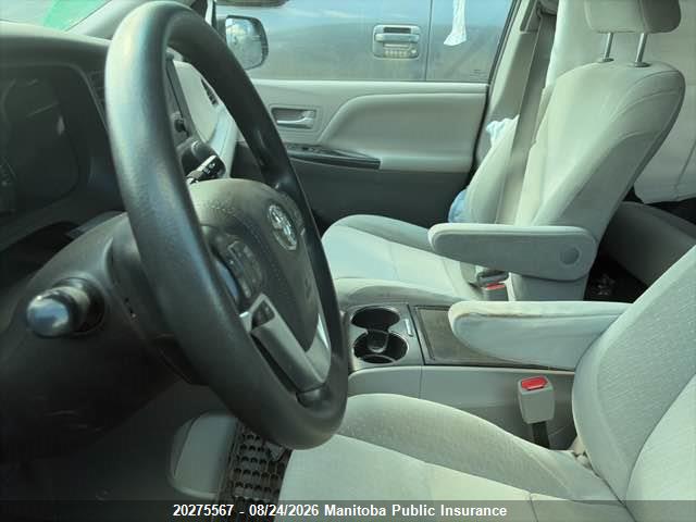 5TDKK3DC4FS588225 · 2015 TOYOTA SIENNA LE V6 · 5/12