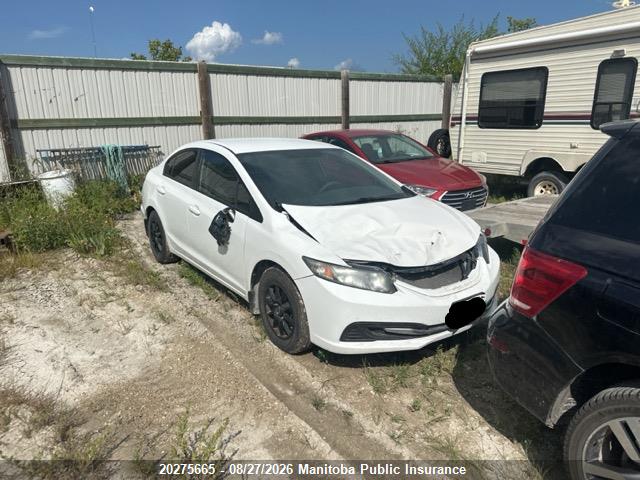 2HGFB2F45DH007961 · 2013 HONDA CIVIC LX