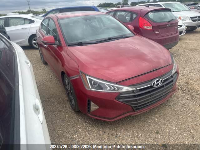 KMHD84LFXLU905422 · 2020 HYUNDAI ELANTRA LUXURY