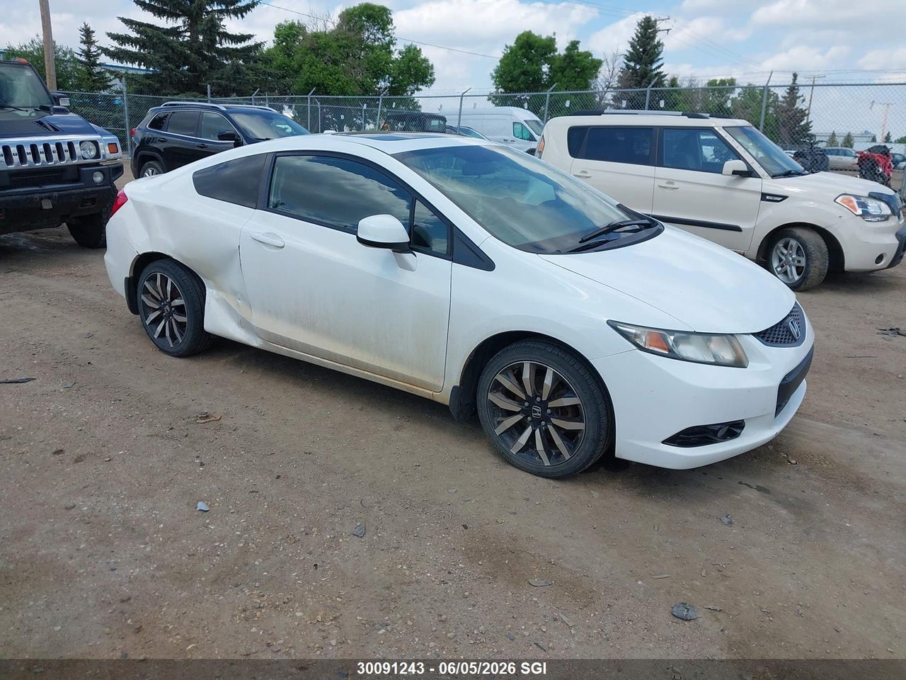 2HGFG3B9XDH001081 · 2013 HONDA CIVIC EXL
