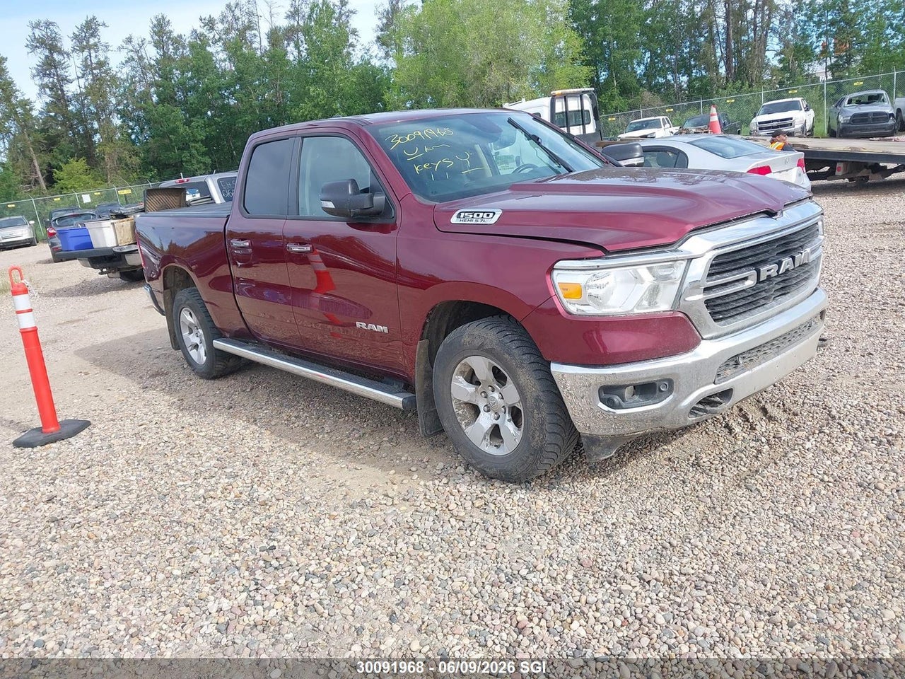 1C6SRFBT5LN185508 · 2020 RAM 1500 BIG HORN/LONE STAR