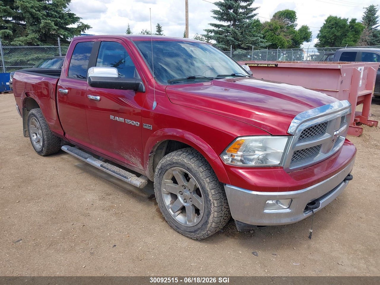 1C6RD7JT3CS222593 · 2012 DODGE RAM 1500 LARAMIE