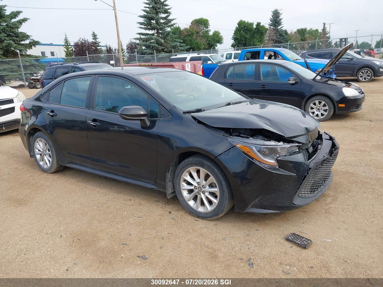 5YFBPMBE1NP287396 · 2022 TOYOTA COROLLA LE
