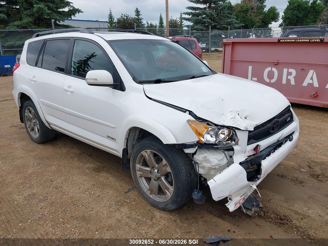2T3RK4DV0CW093178 · 2012 TOYOTA RAV4 SPORT V6
