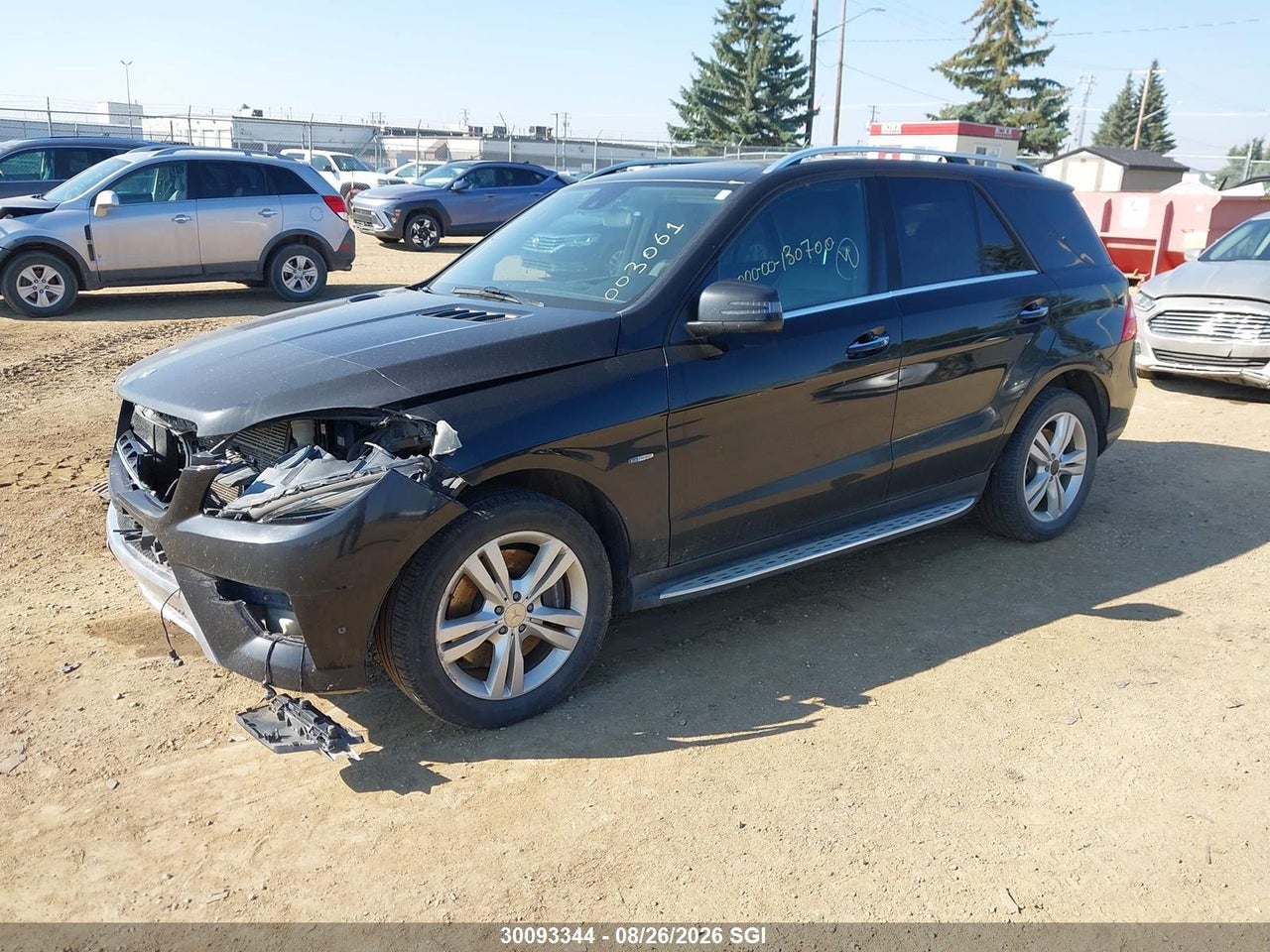 4JGDA5HB6CA003061 · 2012 MERCEDES BENZ ML 350 4MATIC · 2/11