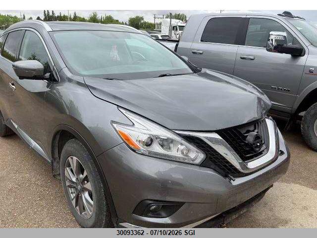5N1AZ2MH9GN115257 · 2016 NISSAN MURANO S/SL/SV/PLATINUM